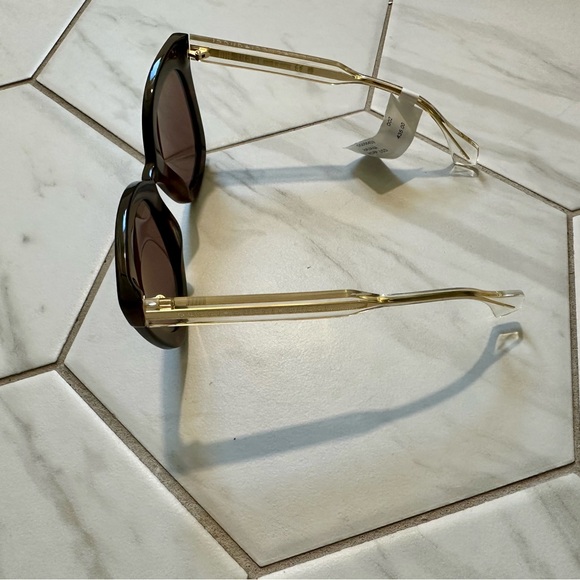 ? NWT Women’s Gucci Cat Eye Sunglasses in Havana (GG0564SN)